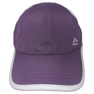 RBX Baseball Cap Purple Gray OS Lightweight Mesh Reflective Adjustable Hat